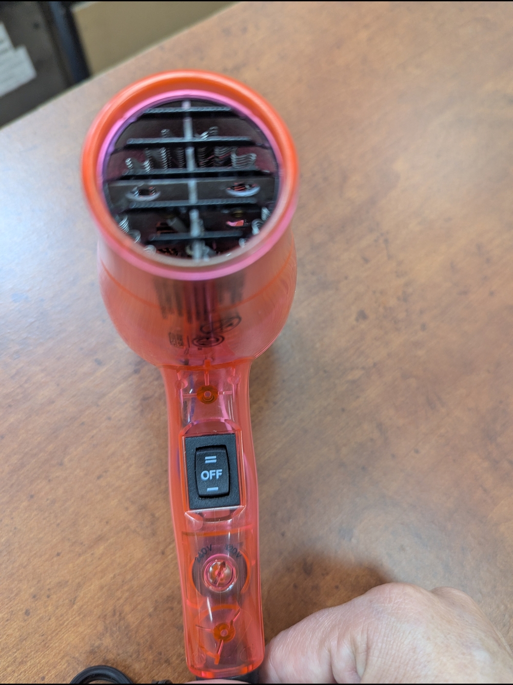 Amika Pink Travel Hair Dryer - Compact Portable Styling Tool-Blow Dryer 🧳🧳🧳 - Picture 4 of 4